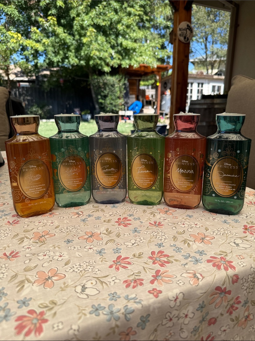 Sealed Bath & Body Works Disney Princess Complete 6pc Body Wash Bundle - RARE